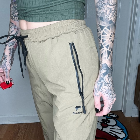Tan track jogger pants - Picture 7 of 7